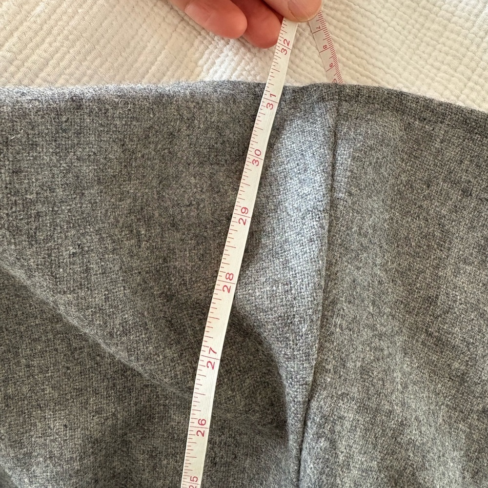 Loeffler Randall high waisted wool A-Line Skirt with pockets size 4, like new - Picture 12 of 12